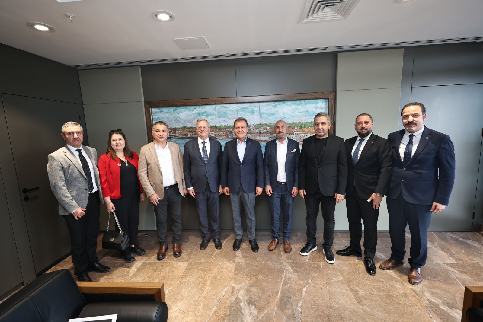 MTOSB YÖNETİMİNDEN BAŞKAN SEÇERE ZİYARET