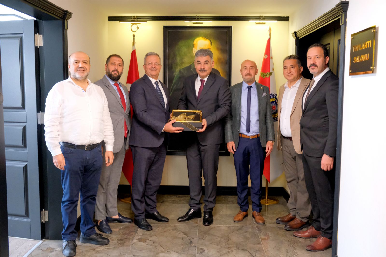 MTOSB Yönetiminden İl Emniyet Müdürü'ne ziyaret
