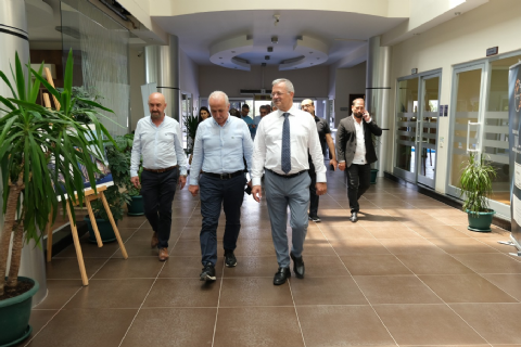 AKDENİZ BELEDİYE BAŞKANI MUSTAFA GÜLTAK MTOSB'Yİ ZİYARET ETTİ