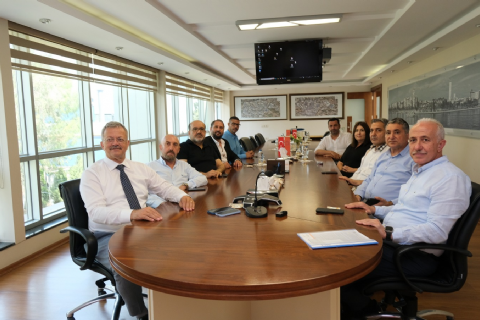 AKDENİZ BELEDİYE BAŞKANI MUSTAFA GÜLTAK MTOSB'Yİ ZİYARET ETTİ