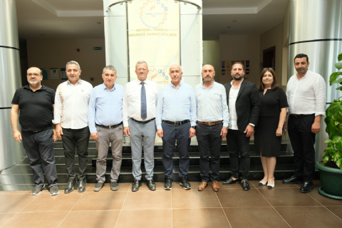 AKDENİZ BELEDİYE BAŞKANI MUSTAFA GÜLTAK MTOSB'Yİ ZİYARET ETTİ