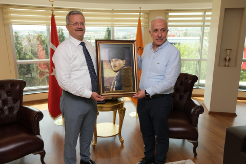 AKDENİZ BELEDİYE BAŞKANI MUSTAFA GÜLTAK MTOSB'Yİ ZİYARET ETTİ