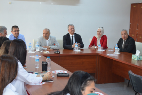 CHP MERSİN MİLLETVEKİLİ ADAYI TALAT DİNÇER MTOSB Yİ ZİYARET ETTİ