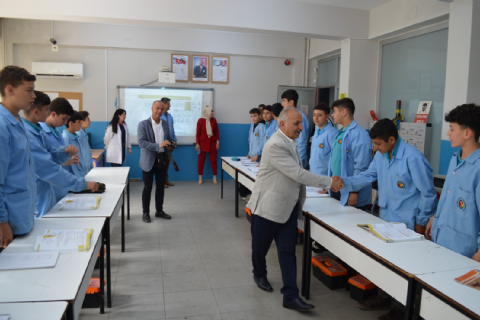 CHP MERSİN MİLLETVEKİLİ ADAYI TALAT DİNÇER MTOSB Yİ ZİYARET ETTİ