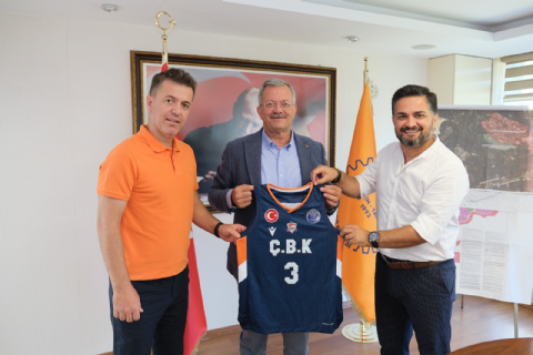 ÇUKUROVA BASKETBOL KULÜBÜ YÖNETİCİLERİ BÖLGEMİZİ ZİYARET ETTİ