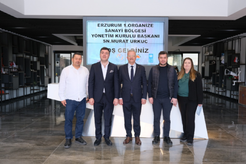 ERZURUM OSB BAŞKANI BÖLGEMİZİ ZİYARET ETTİ