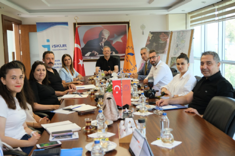 İŞKUR MERSİN İL MÜDÜRLÜĞÜ YETKİLİLERİ MTOSB'Yİ ZİYARET ETTİ