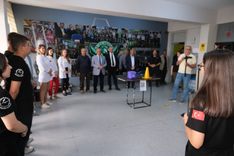 İYİ PARTİ MİLLETVEKİLİ ADAYI BURHANETTİN KOCAMAZ MTOSBYİ ZİYARET ETTİ