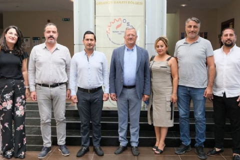 MAKİNE MÜHENDİSLERİ ODASI MERSİN ŞUBESİ YÖNETİMİ BÖLGEMİZİ ZİYARET ETTİ