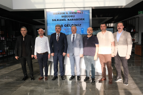 MERSİN İL EMNİYET MÜDÜRÜ KAMİL KARABÖCEK BÖLGEMİZİ ZİYARET ETTİ
