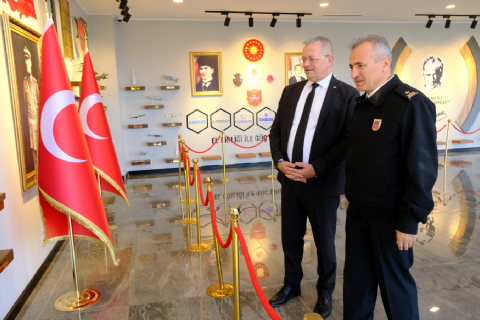 MERSİN İL JANDARMA KOMUTANI BÖLGEMİZİ ZİYARET ETTİ