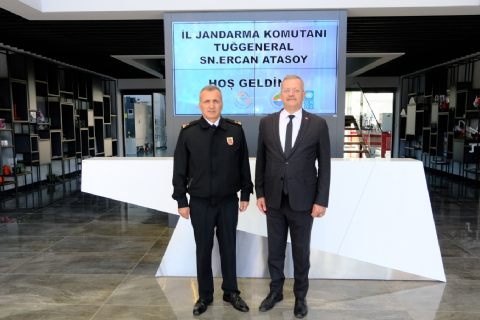 MERSİN İL JANDARMA KOMUTANI BÖLGEMİZİ ZİYARET ETTİ