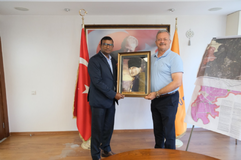 Mersin Liman İşletmesi (MIP) Genel Müdürü Ajay Kumar Singh, MTOSB'yi ziyaret etti