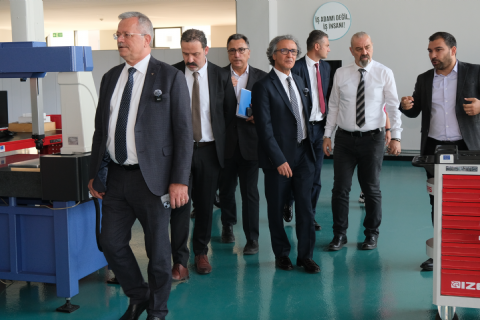 Mersin Üniversitesi heyetinden MTOSB-ye ziyaret