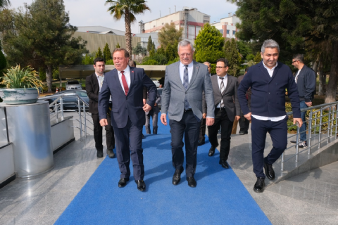 MERSİN VERGİ DAİRESİ BAŞKANI  SEYFETTİN BAYSAL VE GRUP MÜDÜRLERİNDEN  BÖLGEMİZE ZİYARET