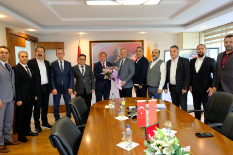 MERSİN VERGİ DAİRESİ BAŞKANI  SEYFETTİN BAYSAL VE GRUP MÜDÜRLERİNDEN  BÖLGEMİZE ZİYARET