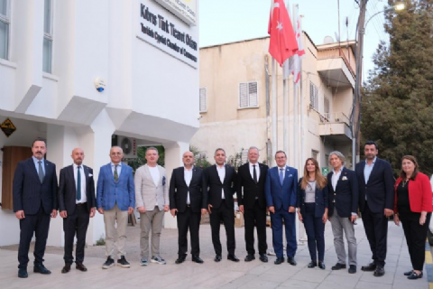 MTOSB YÖNETİMİNDEN KKTO BAŞKANINA ZİYARET