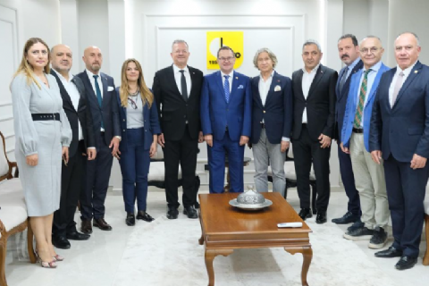 MTOSB YÖNETİMİNDEN KKTO BAŞKANINA ZİYARET