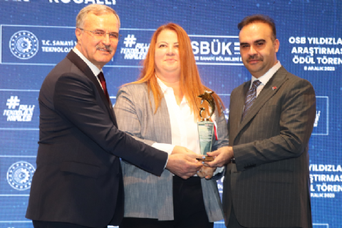 OSB YILDIZLARI ÖDÜL TÖRENİ GERÇEKLEŞTİRİLDİ