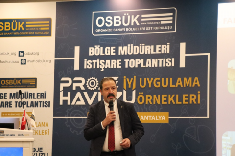OSBÜK BÖLGE MÜDÜRLERİ İSTİŞARE TOPLANTISI ANTALYADA GERÇEKLEŞTİRİLDİ