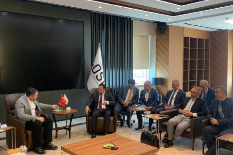 OSBÜK İÇ ANADOLU BÖLGE TOPLANTISI SANAYİ VE TEKNOLOJİ BAKAN YARDIMCISI İNAN'IN KATILIMI İLE GERÇEKLEŞTİRİLDİ