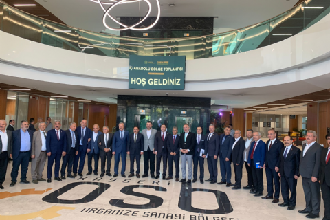 OSBÜK İÇ ANADOLU BÖLGE TOPLANTISI SANAYİ VE TEKNOLOJİ BAKAN YARDIMCISI İNAN'IN KATILIMI İLE GERÇEKLEŞTİRİLDİ