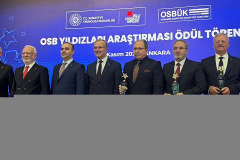 OSBÜK , OSB YILDIZLARI ARAŞTIRMASI ÖDÜL TÖRENİ