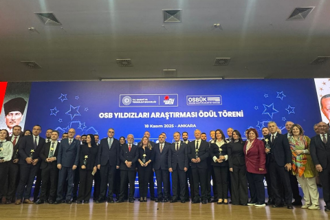 OSBÜK , OSB YILDIZLARI ARAŞTIRMASI ÖDÜL TÖRENİ