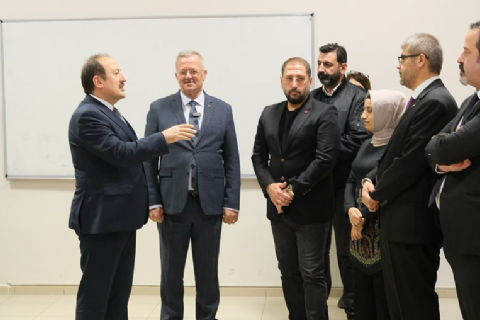 VALİ ALİ HAMZA PEHLİVAN MTOSB KREŞ VE GÜNDÜZBAKIMEVİ İNŞAATINDA İNCELEMELERDE BULUNDU